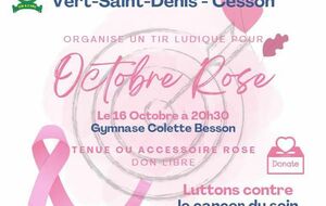 Octobre rose le 16 octobre Tir Ludique