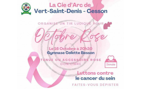 Octobre rose le 16 octobre Tir Ludique